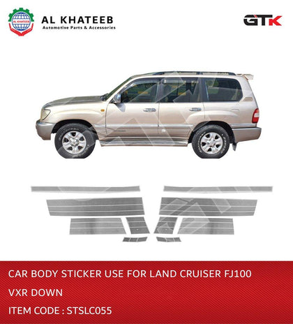 CAR BODY STICKER USE FOR LAND CRUISER FJ100 1998-2007(2006) VXR DOWN