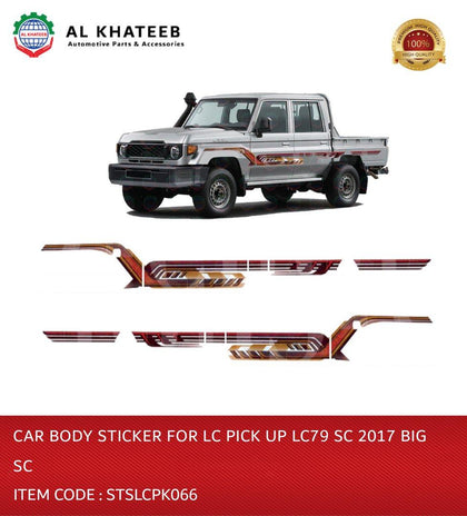 Car Body Sticker for LC Pickup LC79 SC 2017 Big SC