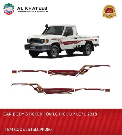 Car Body Sticker for LC Pickup LC71 2018