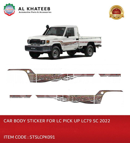 Car Body Sticker for LC Pickup LC79 SC 2022