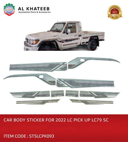 Car Body Sticker for LC Pickup LC79 SC 2022