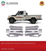 Body Sticker for LC Pickup FJ79 1984-2024(2023) 2D