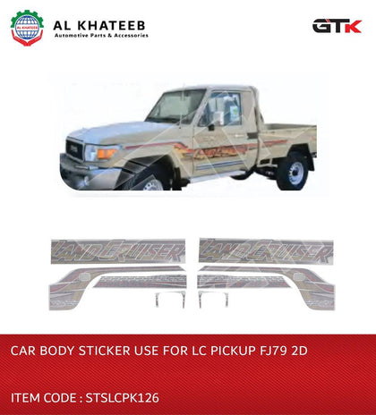 CAR BODY STICKER USE FOR LC PICKUP FJ79 1984-2024(2023) 2D