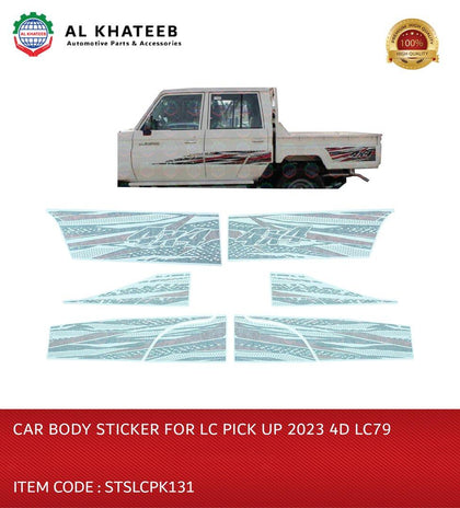 Car Body Sticker for LC Pickup LC79 4D 2023