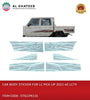 Car Body Sticker for LC Pickup LC79 4D 2023