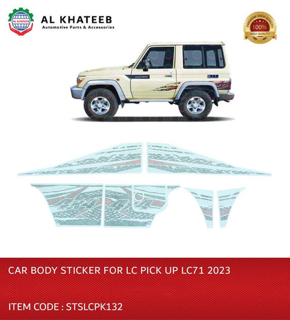 Car Body Sticker for LC Pickup LC71 2023