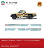 Car Body Sticker for LC71 2023 Orange