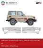 CAR BODY STICKER USE FOR LC PICKUP FJ76 1984-2024(2024) STATION 2D
