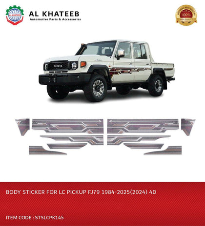 Body Sticker for LC Pickup FJ79 1984-2025(2024) 4D