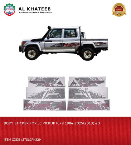 Body Sticker for LC Pickup FJ79 1984-2025(2013) 4D