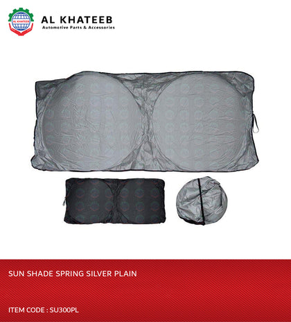 SUN SHADE SPRING SILVER PLAIN