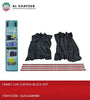 Universal Car Side Window Curtain Sun Shade Vehicle Slidable Window Shield Uv Protection 42-48Cm, Black 2Pcs