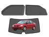 GTK Car Side Window Foldable Sun Shade Vehicle Window Shield Uv Protection Lancer 2004-2008, Black 5Pcs