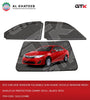 Car Side Window Foldable Sun Shade Vehicle Window Mesh Shield Uv Protection Camry 2012+, Black 5Pcs