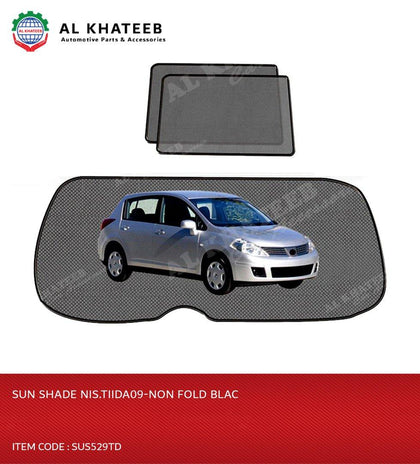 SUN SHADE NIS.TIIDA09-NON FOLD BLAC