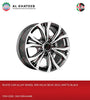 Ruote Car Alloy Wheel Rim Hilux Revo 2015, Matte Black