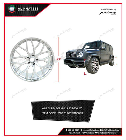 WHEEL RIM FOR G-CLASS B800 23'' SILVER