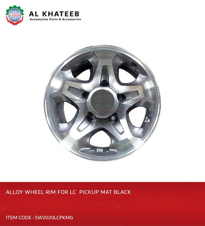 ALLOY WHEEL RIM FOR LC  PICKUP MAT BLACK