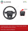 STEERING  WHEEL FOR  LC 2016-21 /  PRADO 2018+ ,W/O GR LOGO , WOODEN+BLACK LEATHER
