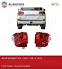Car Rear Bumper Tail Light LED Reflector Rear Fog Lamp Fog Light Brake Land Cruiser FJ200 2016-2021, Red OEM Style 2Pcs