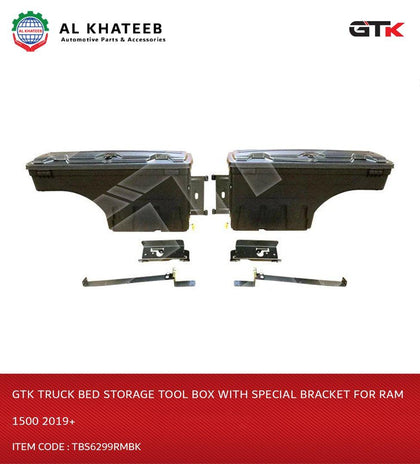 Truck Bed Storage Tool Box With Special Bracket For Ram 1500 2019+