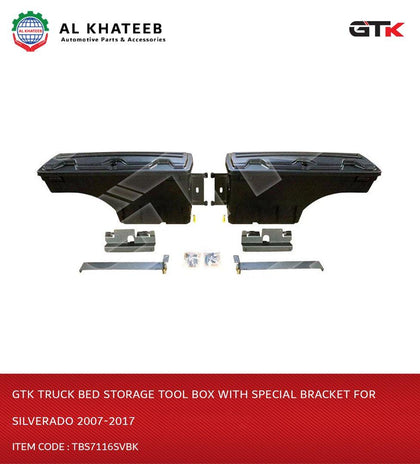 Truck Bed Storage Tool Box With Special Bracket For Silverado 2007-2017