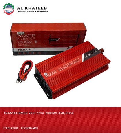 TRANSFORMER 24V-220V 2000W/USB/FUSE