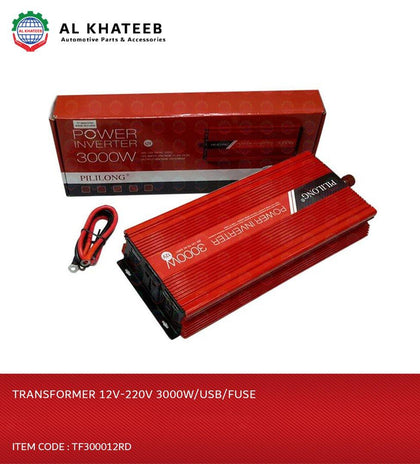 TRANSFORMER 12V-220V 3000W/USB/FUSE