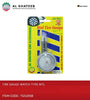 Universal Car Dial Tire Pressure Gauge Watch Type, Chrome Metal