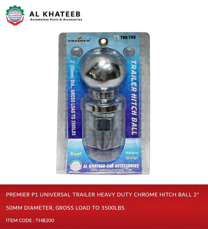 P1 Universal Trailer Heavy Duty Chrome Hitch Ball 2