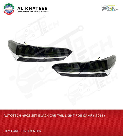 Tail Light for Camry 4PCS/Set Black 2018+