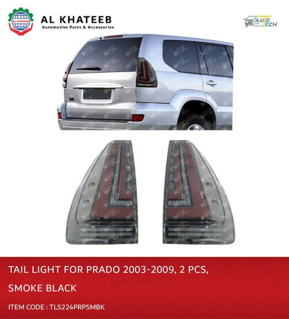 TAIL LIGHT FOR PRADO 2003-09, 2 PCS SMOKE BLACK