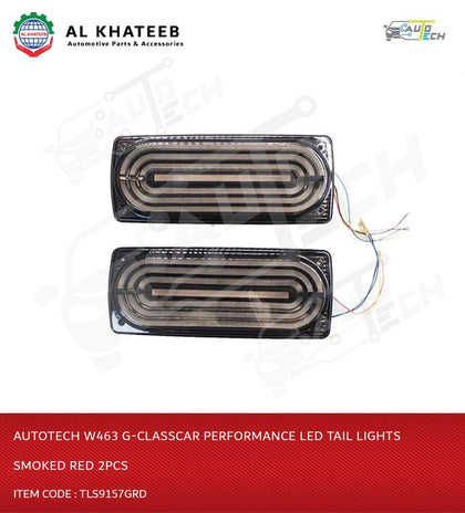 W463 G-Classcar Performance Led Tail Lights Smoked Red 2Pcs