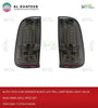 Auto-Tech Car Smoked Black Led Tail Lamp Rear Light Hilux Vigo 2006-2012, 2Pcs Set