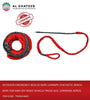 Al Khateeb Outdoor Emergency Rescue Rope Uhmwpe Synthetic Winch Rope For 4Wd Off Road Vehicle Truck SUV, 12Mmx6M, 82M/G