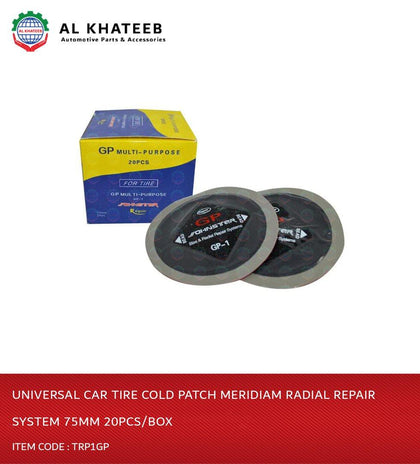 Al Khateeb Universal Car Tire Cold Patch Meridiam Radial Repair System 75Mm 20Pcs/Box