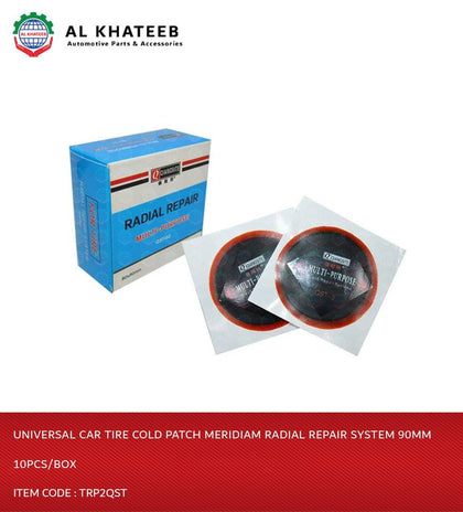 Al Khateeb Universal Car Tire Cold Patch Meridiam Radial Repair System 90MM 10PCS/Box