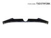 GTK Car Rear Spoiler Fortuner 2016, ABS Black Plastic