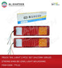 Truck Tail Light 2PCS/SET 24V /20W 100LED Strong Kind 8D Lens Light & Flashing 46.5x13x1.8CM