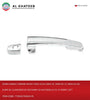 Al Khateb Hushan Car Front Exterior Door Handle Chrome With Keyhole L-H 2Pcs