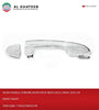 Hushan Car Front Exterior Door Handle Chrome With Keyhole Hilux Revo 2015+ Rav4 2013-2018 R-H 2Pcs