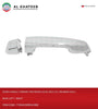 Al Khateb Hushan Car Rear Exterior Door Handle Chrome With Keyhole Prado FJ150 2010-2023 4Runner 2011+, Left & Right