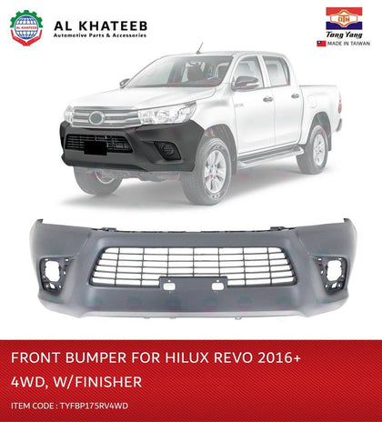 Al Khateeb TYG Front Bumper For Hilux Revo 2016+ 4Wd With Finisher