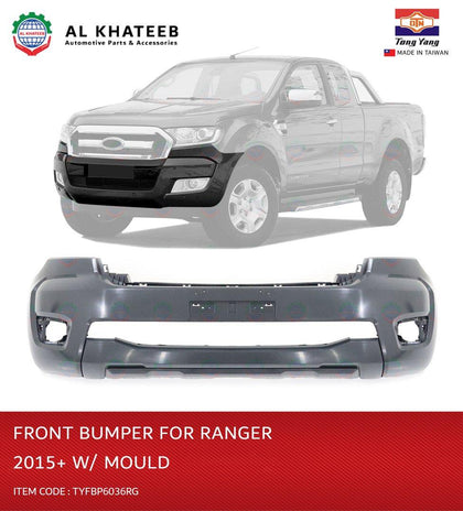 Al Khateeb TYG Front Bumper Matt-Black With Mould For Ranger 2015+
