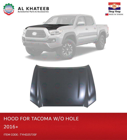 Al Khateeb TYG Steel Hood Panel Without Hole For Tacoma 2016+