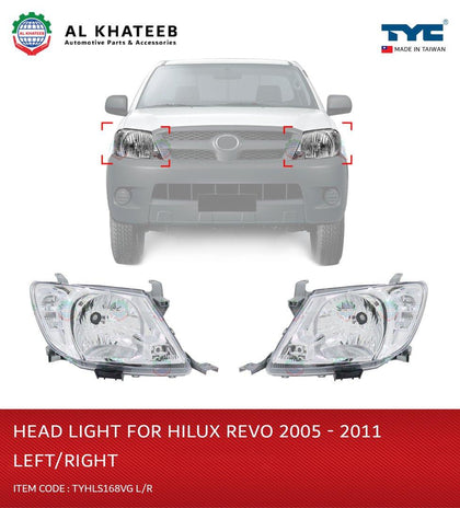 Al Khateeb TYC Headlight Hilux 2005-2011, Right