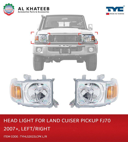 TYC Headlight Land Cruiser Pickup FJ70 2007+ Right