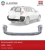 TYG Matte-Dark Gray Rear Bumper Without Flare Hole For Rav4 2009-2012