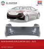 Al Khateeb TYG Matt-Black Rear Bumper For Elantra 2011-2015