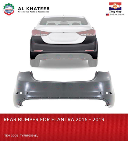 Al Khateeb TYG Rear Bumper Elantra 2011-2015 Unpainted